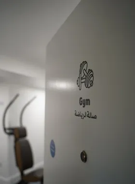 Student Hall Gym door